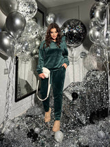 Női plus size bársony melegítő 8072