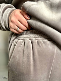 Női plus size bársony melegítő 8072
