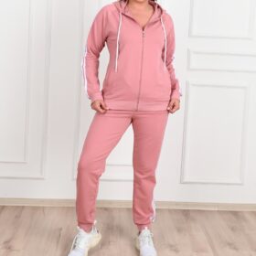 Női plus size csíkos melegítő 8047