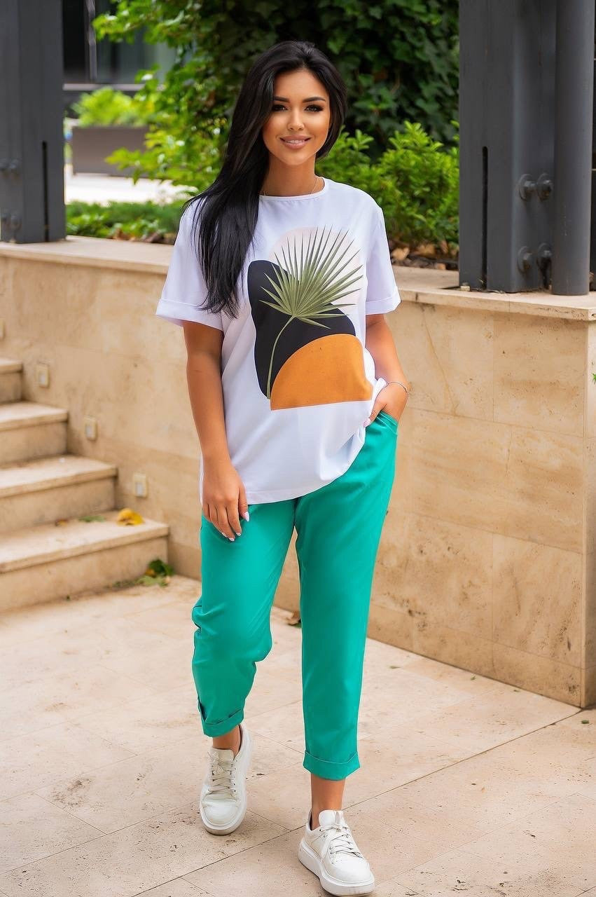 Plus size női kosztüm 8105