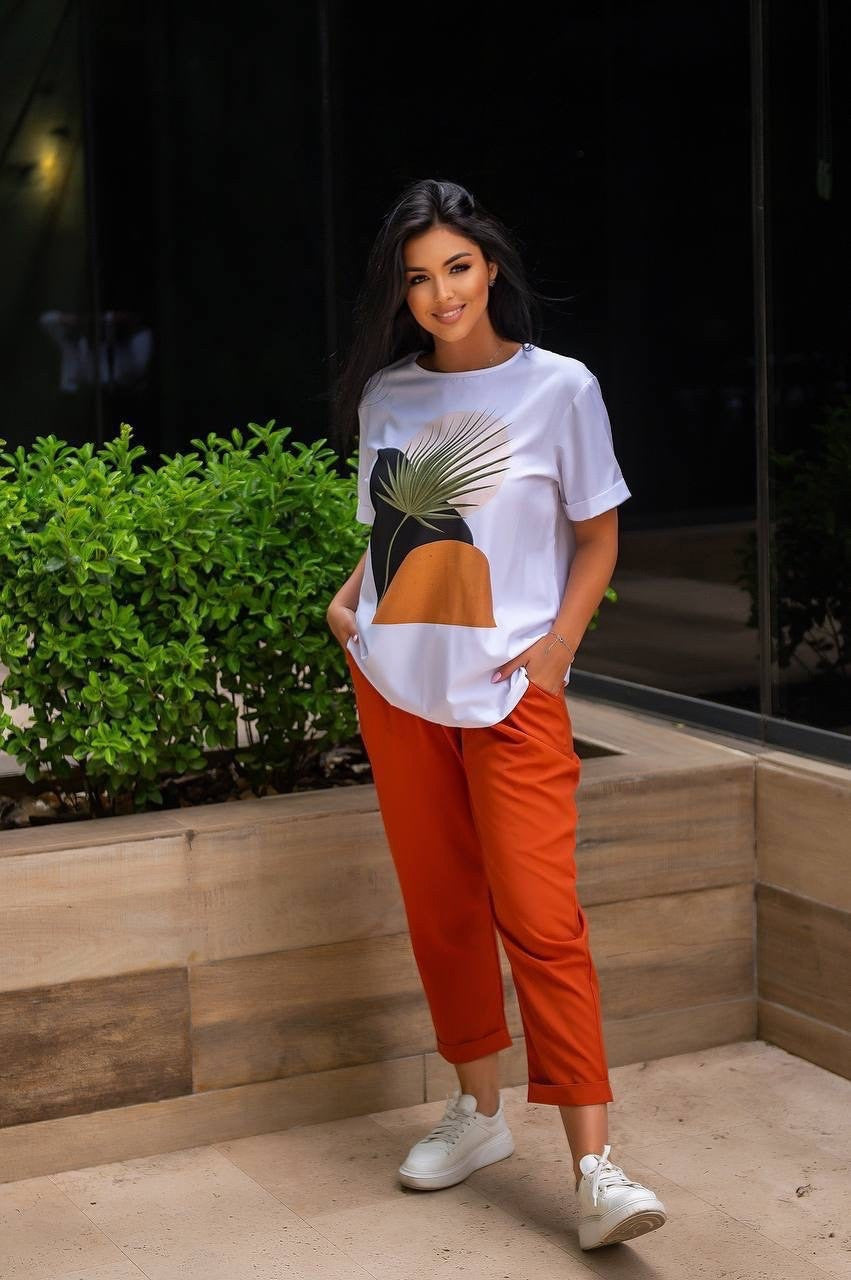 Plus size női kosztüm 8105