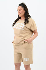 Női plus size melegítő Freedom rövidnadrág 8092