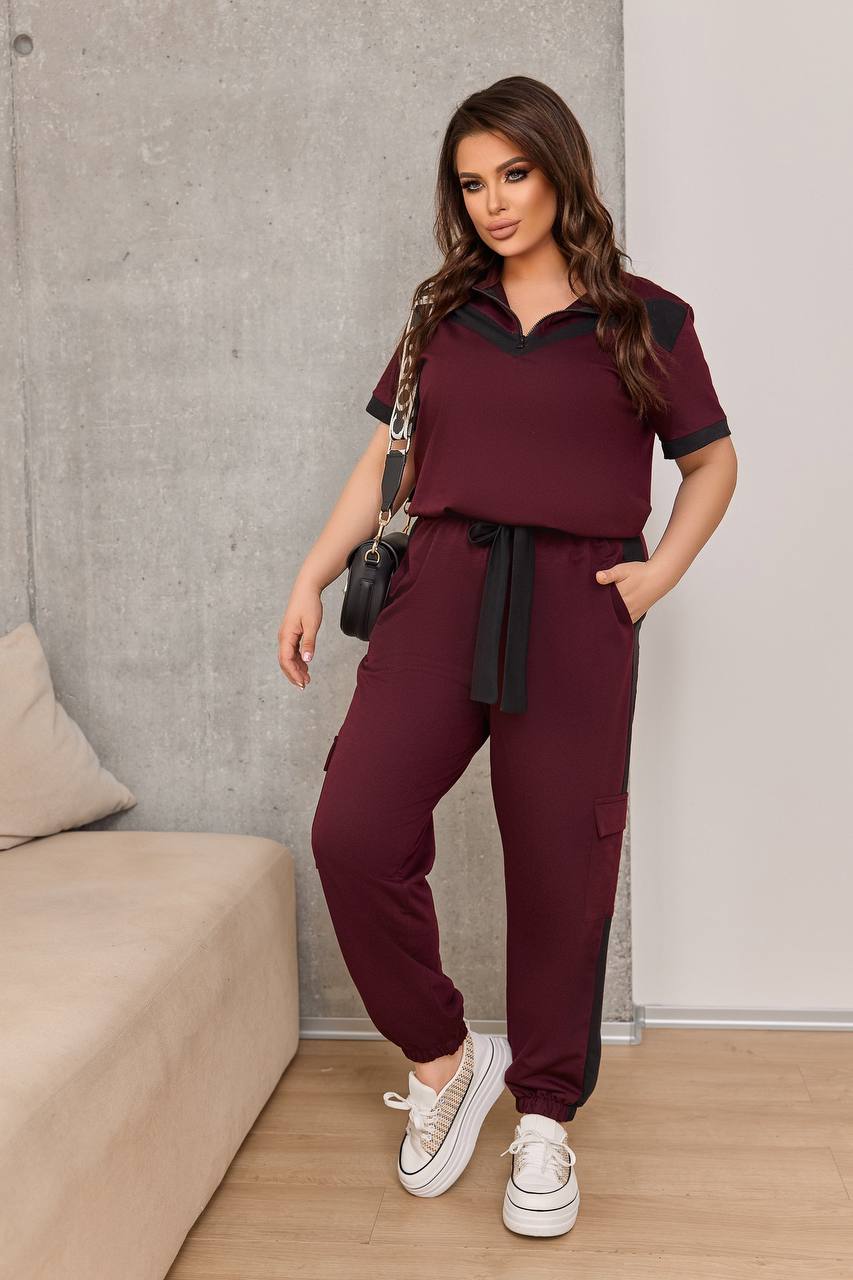 Női plus size melegítő két színben 8109