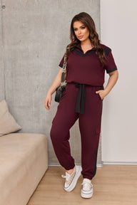 Női plus size melegítő két színben 8109