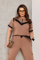 Női plus size melegítő két színben 8109