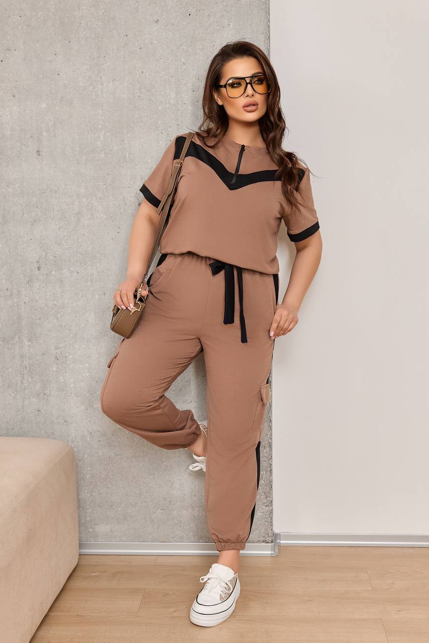Trening dama marimi mari in doua culori 8109