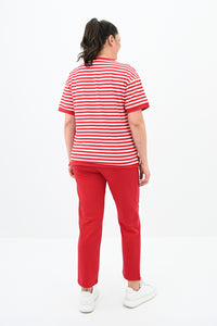 Női melegítő plus size csíkos WHY NOT 3803-23