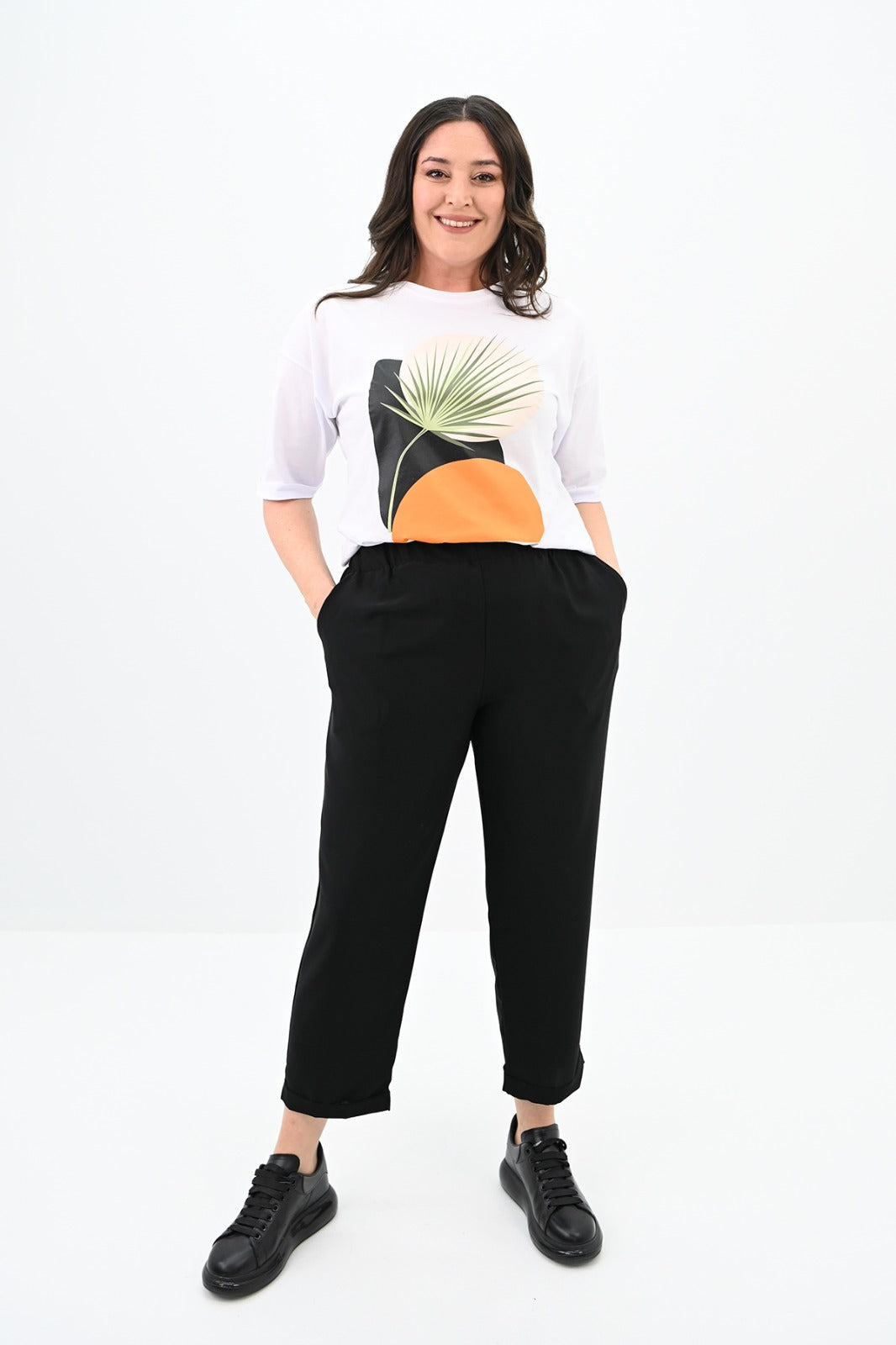 Plus size női kosztüm 8105