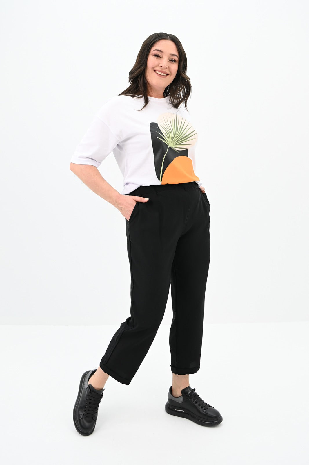 Plus size női kosztüm 8105