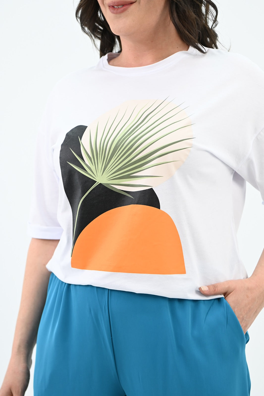 Plus size női kosztüm 8105