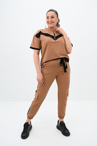 Női plus size melegítő két színben 8109