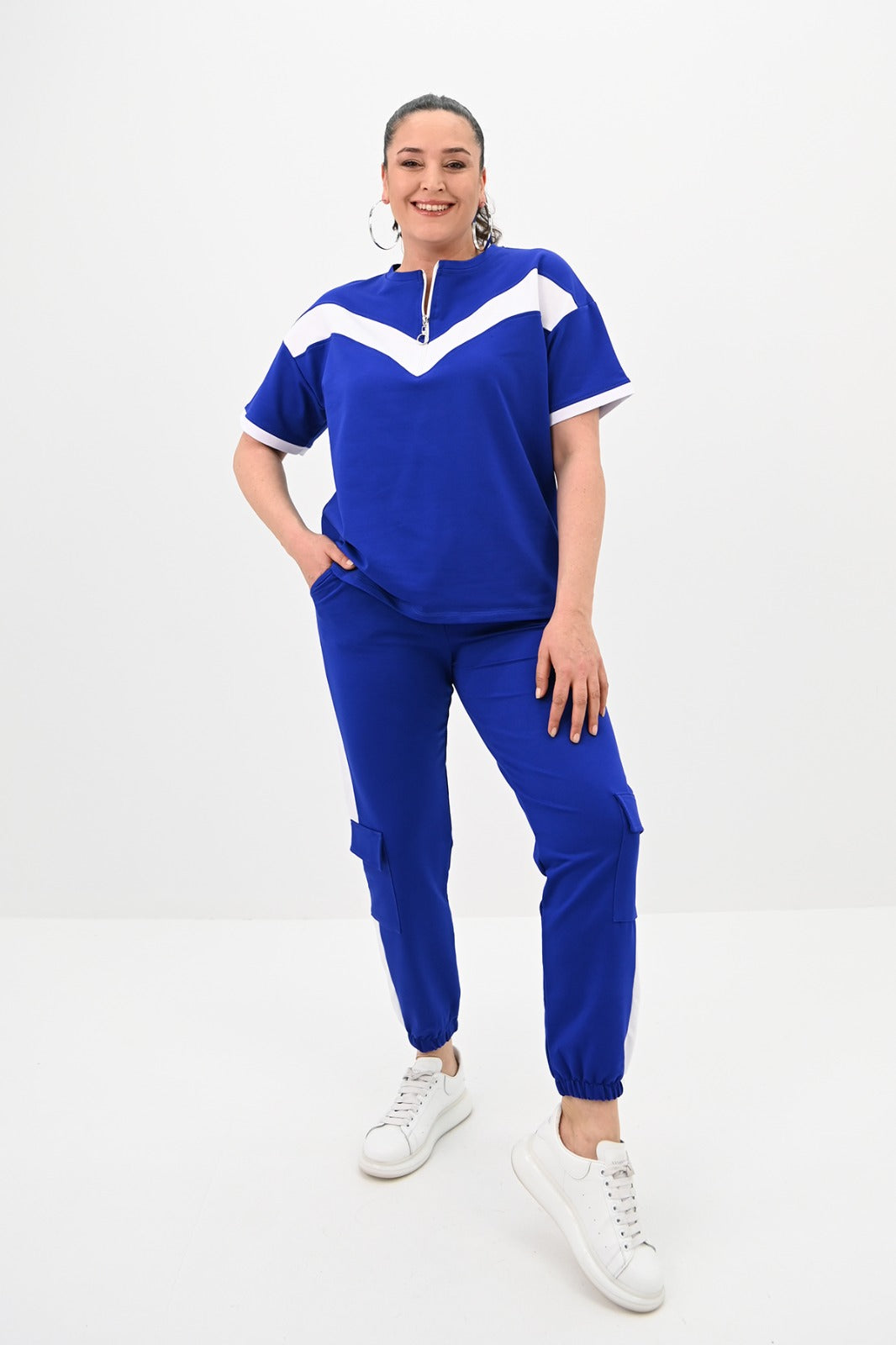 Női plus size melegítő két színben 8109