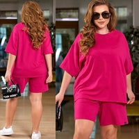 Női rövid kosztüm, plus size 8101