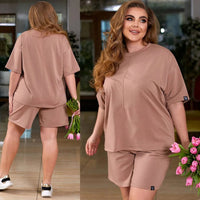 Női rövid kosztüm, plus size 8101