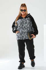 Női melegítőruha, plus size 8051
