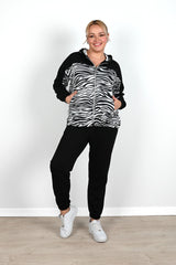 Női melegítőruha, plus size 8051