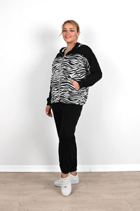 Női melegítőruha, plus size 8051