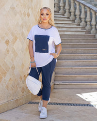 Női melegítőruha plus size 8091