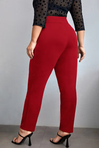 Női plus size nadrág gombokkal PTS002
