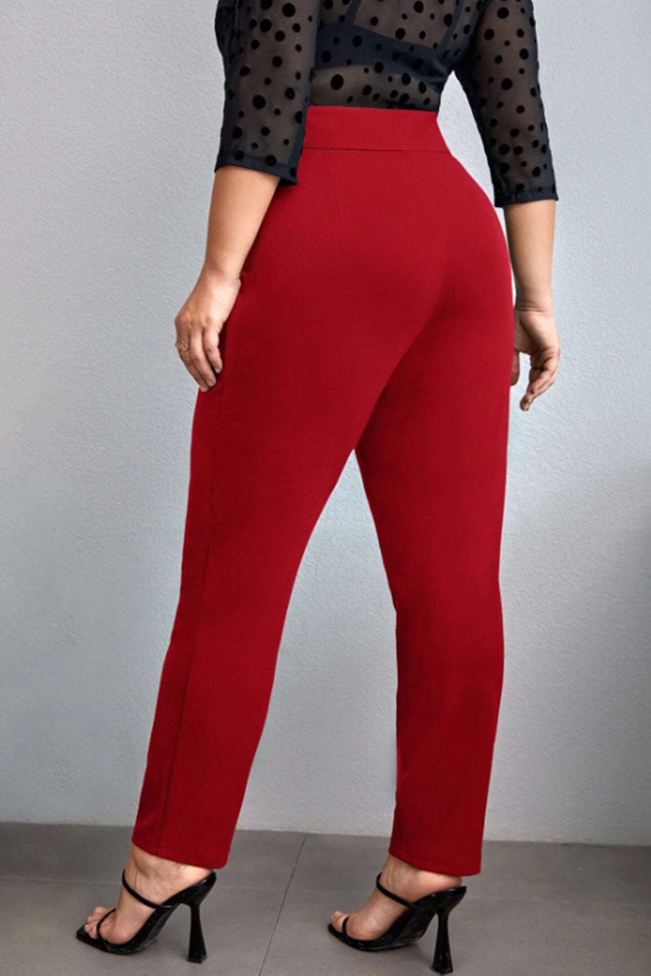 Női plus size nadrág gombokkal PTS002
