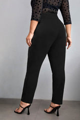 Női plus size nadrág gombokkal PTS002