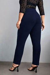 Női plus size nadrág gombokkal PTS002