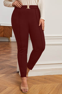 Női plus size nadrág csattal PTS003