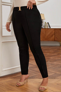Női plus size nadrág csattal PTS003