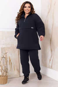 Női plus size bélelt melegítőruha 3545-23-as modell