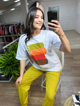Női melegítőruha plus size Paint 3695-23