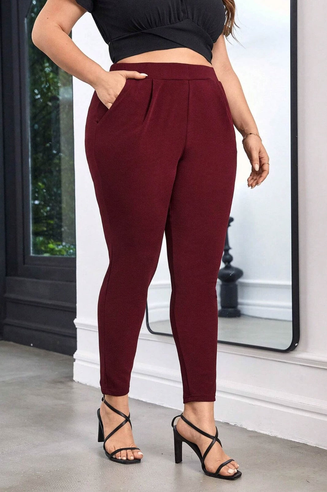 Női plus size nadrág PTS005