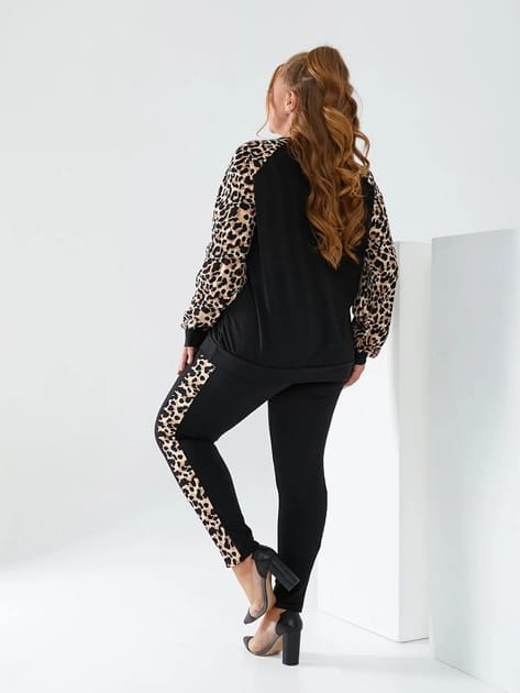 Női plus size melegítő állatmintával 8048