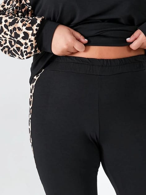 Női plus size melegítő állatmintával 8048