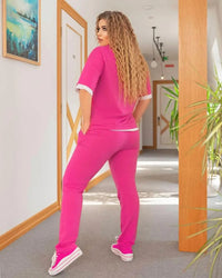 Női pamut melegítő plus size 8098