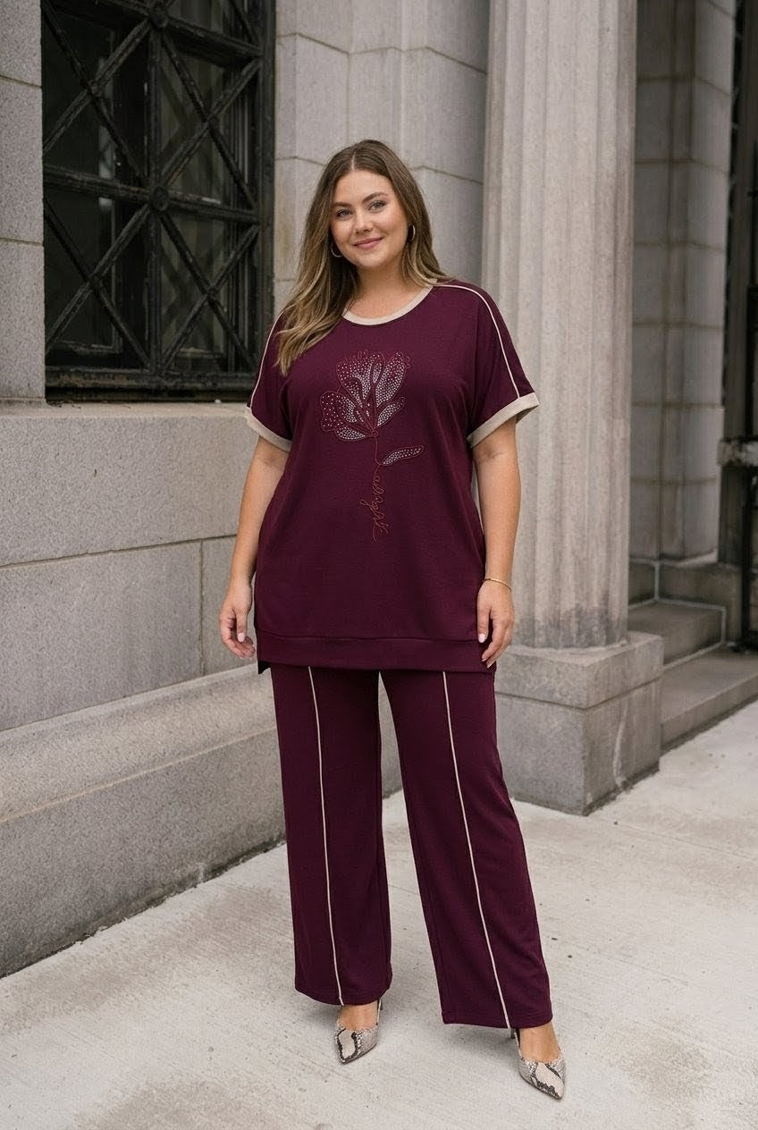 Női melegítőruha plus size 8182