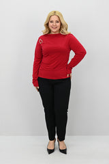 Női plus size csipke blúz 1449-23