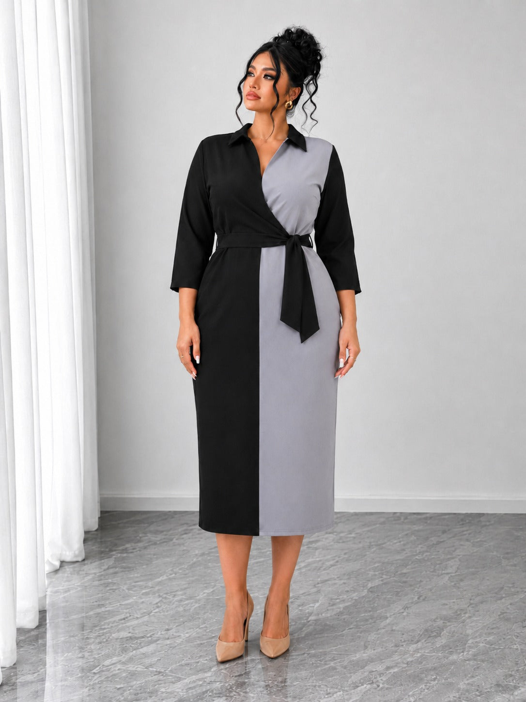 Női ruha, plus size 2202