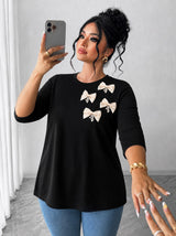 Női plus size csipke blúz 1449-23