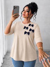 Női plus size csipke blúz 1449-23