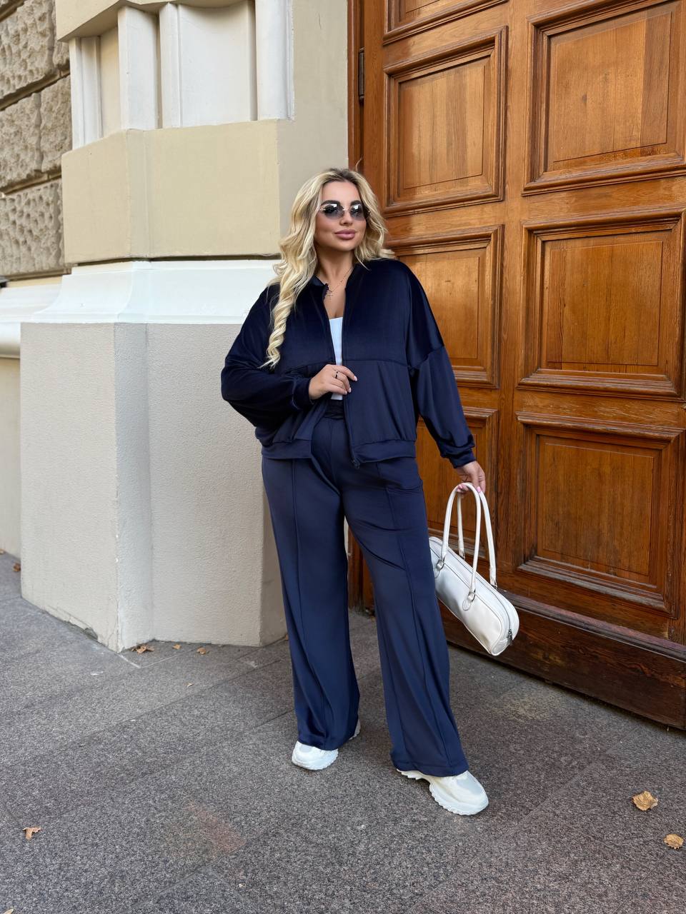 Női plus size bársony melegítő 8072