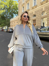 Női plus size bársony melegítő 8072