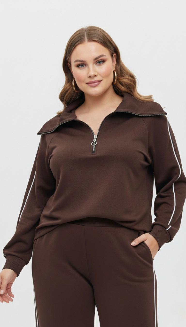 Női melegítőruha plus size 8182
