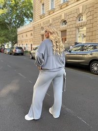 Női plus size bársony melegítő 8072