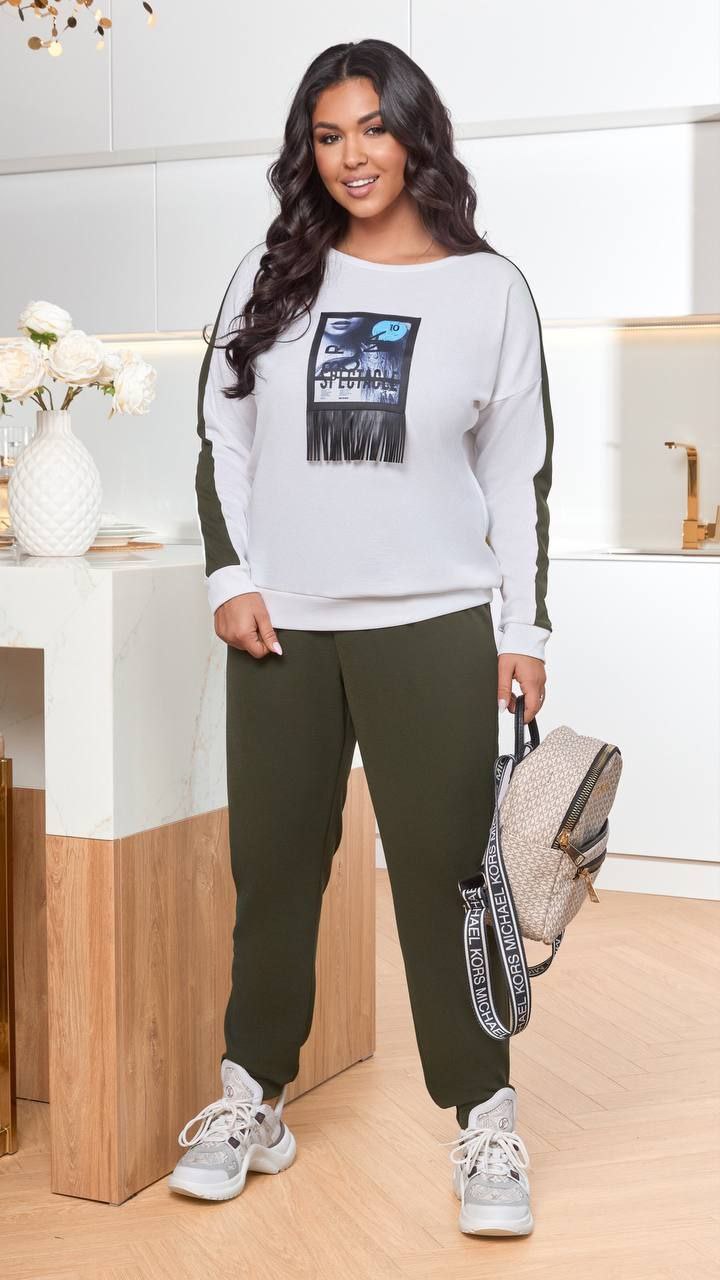 Női melegítőruha plus size 8182
