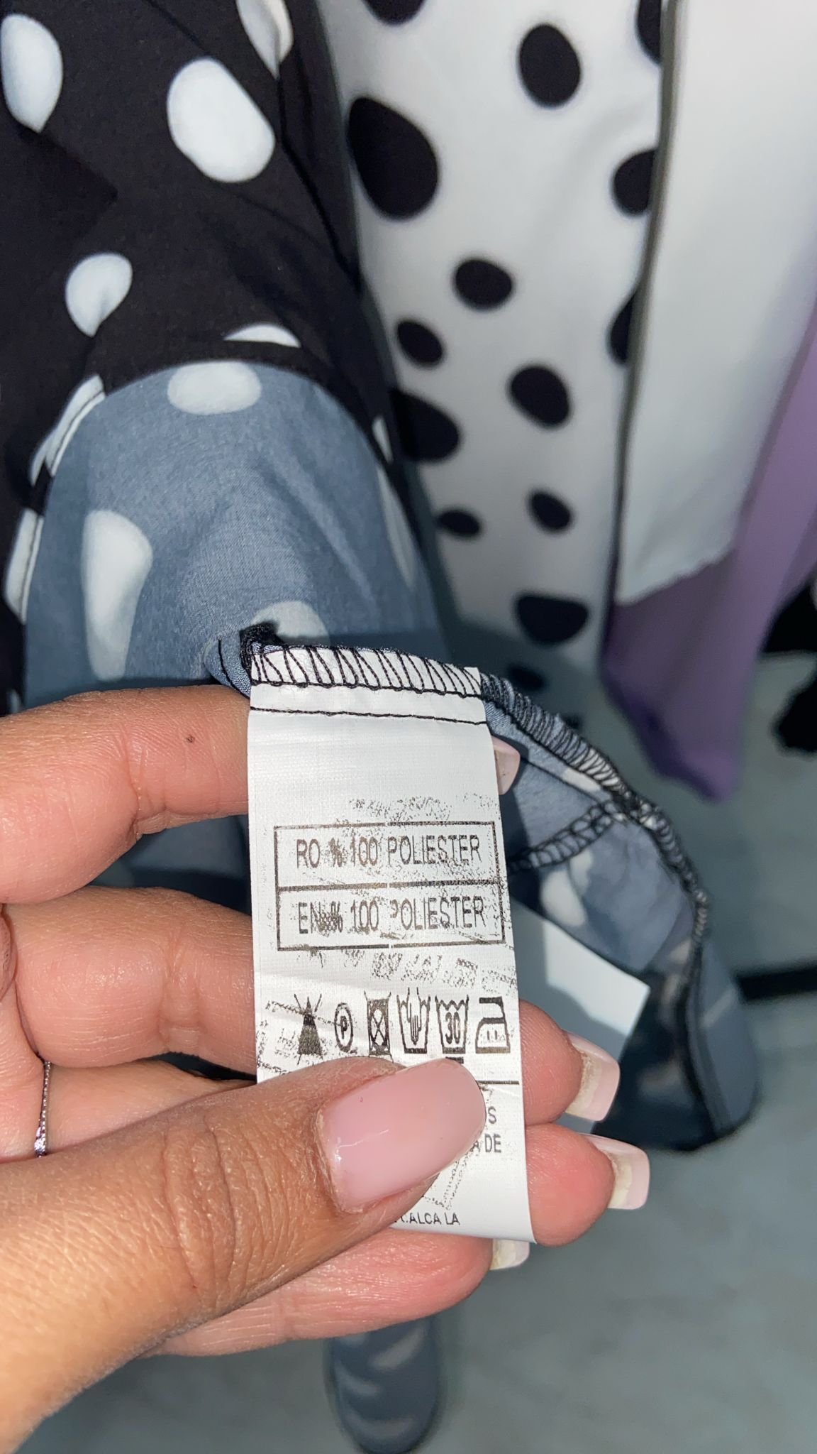 Női plus size pöttyös ruha 5226