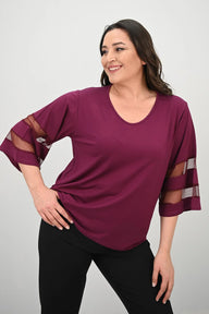 Női plus size csipke blúz 1449-23