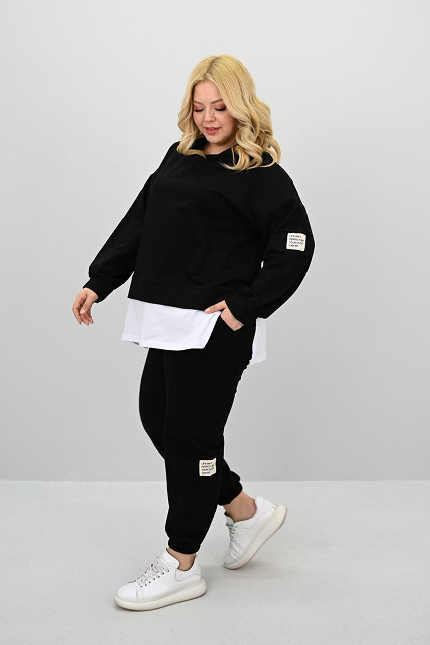Női melegítőruha plus size 8182