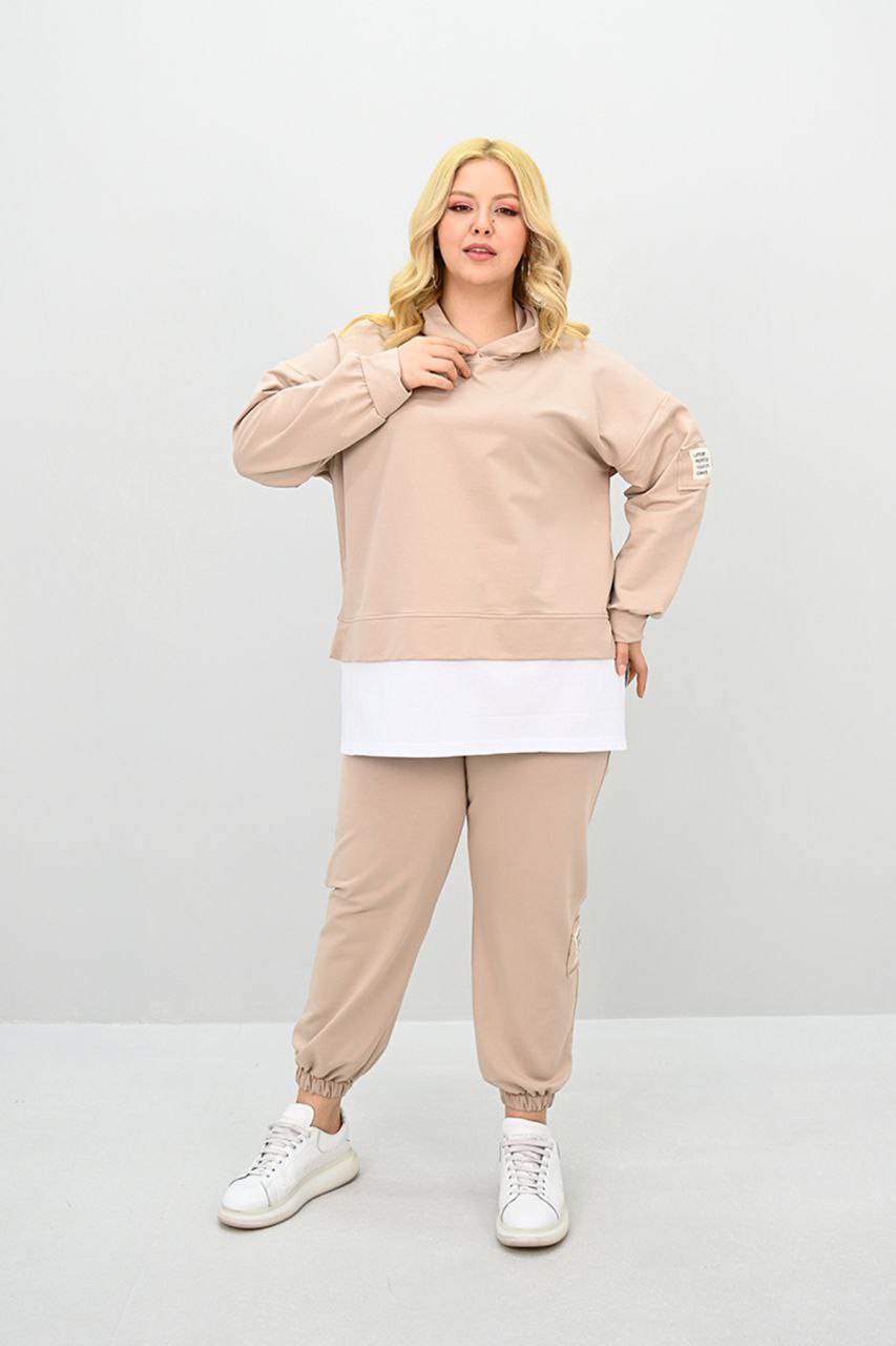 Női melegítőruha plus size 8182