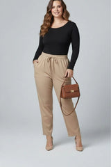 Pantaloni dama marimi mari 6303