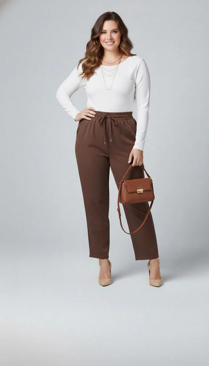 Pantaloni dama marimi mari 6303